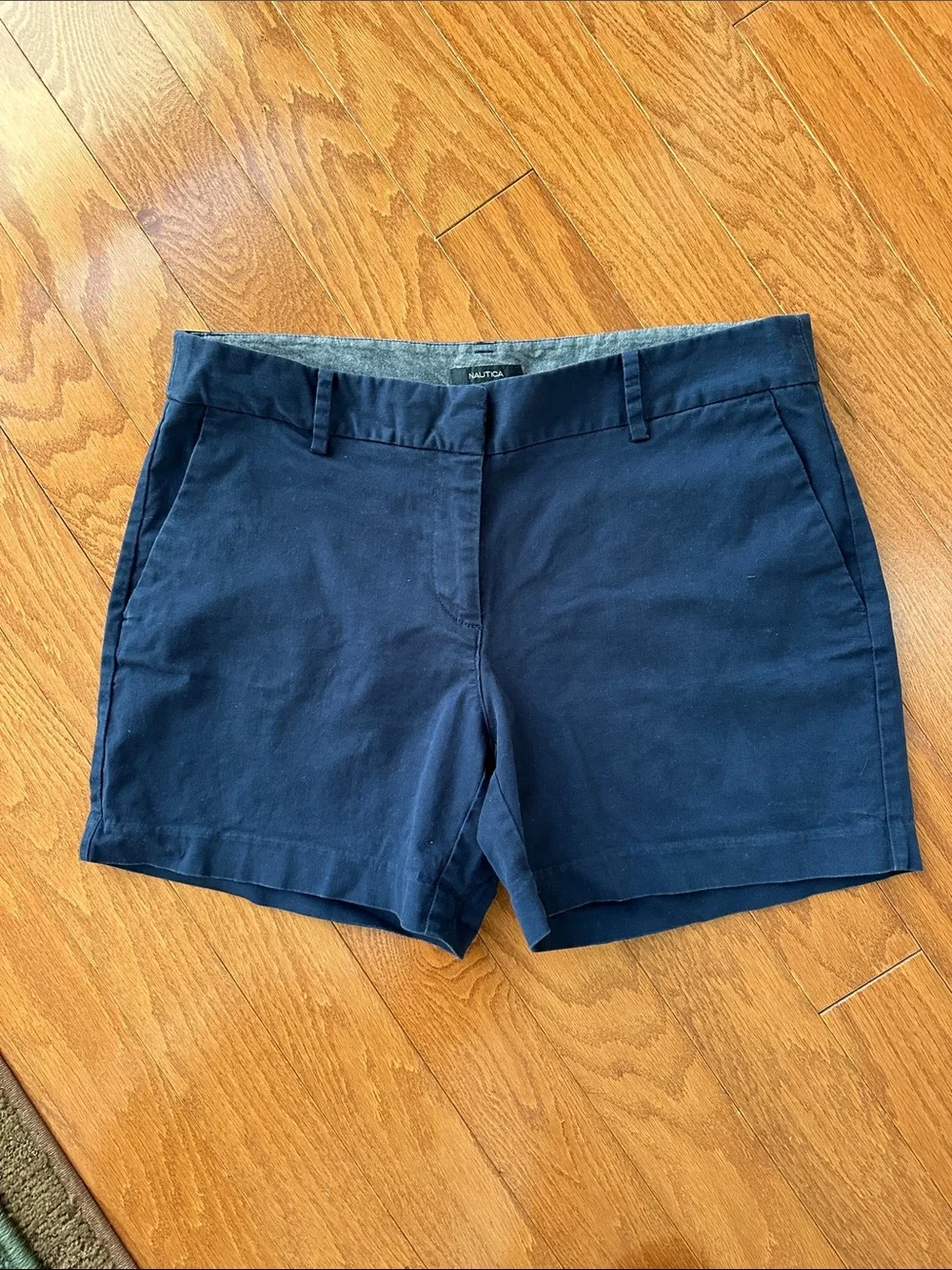 Nautica Women's Dark Navy Casual Shorts